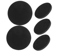 BAZEITFLOW 5pcs Soft Sponge Polishing Pad Buffing Sponge for Polisher Dissipation Sanding Disc Buffer Pads Compatible with Pneumatic Sanders Ventilated Non-hole Design