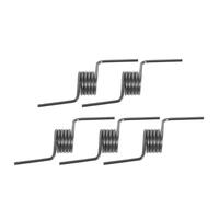 BAZEITFLOW 5Pcs Universal Fridge Door Spring Hinge Replacement - Small 1.3-10-40 Double Leg Torsion Springs for Refrigerator Door Return and Maintenance Parts