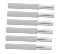 BAZEITFLOW 6 Pcs Soft Close Trash Can Damper Stainless Steel and Plastic Slow Closing Cabinet Door Buffer for Kitchen Garbage Cans Wardrobe Cupboards Easy Installation Furniture Accessories