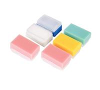 BAZEITFLOW 6 Pcs Tactile Sensory Bath Sponge Brushes for Boy Girl Soft Body Scrubbers with Gentle Bristle Design Odor Material for Skin Cleaning and Massage Random Colors Random Color