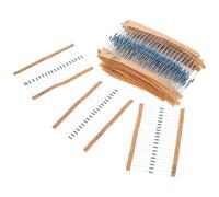 BAZEITFLOW 600pcs 1/4W Metal Film Resistor Kit 1% Tolerance Five-Band Color Marking Assortment 30 Values 20 Pieces Each for Electronics DIY and Circuit Repair