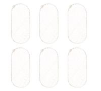 BAZEITFLOW 6pcs Beige Sheepskin Violin Protective Pads for Violin and Viola, Stable Positioning and Easy Replacement, for Practice Sessions and Performance, Musical Instrument Supplies