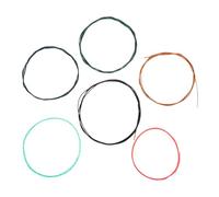 BAZEITFLOW 6pcs Classical Guitar Strings Easy Installation Vibrant Aesthetic Musical Equipment Parts for Acoustic Guitar Players