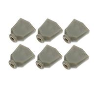 BAZEITFLOW 6pcs Deep Green Acoustic Guitar Tuner Handles Diamond Shape Folk Guitar Tuning Caps Lock String Pegs Set for Musical Instrument Accessories