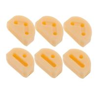 BAZEITFLOW 6pcs Guitar String Buckle Nylon Bridge Beads for Classical Flamenco Ukulele String Fastening Music Instrument Accessories