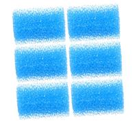 BAZEITFLOW 6pcs High-density Aquarium Sponge Filter Pads for Fish Tank and Biochemical Filter Media Replacement for Efficient Water Purification and Debris Capture Compatible with Various