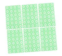 BAZEITFLOW 6pcs Material Rabbit Cage Floor Mat Hamster Foot Pads Pet Pad Breathable Quick Drainage Pet Cage Accessories