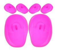 BAZEITFLOW 6pcs Silicone Hair Dyeing Earmuffs Hair Coloring Ear Covers for Salon Hairdressing Protection Reusable Ear Guards for