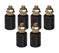 BAZEITFLOW 6pcs Sliding Gate Roller Nylon Pulley Wheels 30x40mm Heavy Duty Sliding Door Hardware Kit for Electric and Wardrobe Doors with Guide Rollers