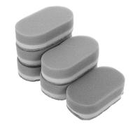 BAZEITFLOW 6pcs Small Kitchen Scrubber Brush Sponge and Scouring Pad Pot Pan Cleaning Brush for Stubborn Stain Removal Easy Grip Lightweight Design for Efficient Dishwashing