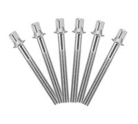 BAZEITFLOW 6pcs Snare Drum Tension Rods Metal Fastener Screws Durable Drum Installation Accessories for Easy Setup Plating Design for High Performance