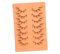 BAZEITFLOW 7Pairs Fox Eye False Eyelashes Lightweight Natural Look Lashes for Women Fashionable Eyelash Strips for Everyday Special Occasions Secure Fit Charming Appearance