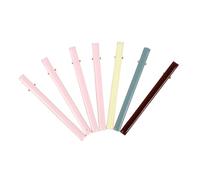 BAZEITFLOW 7pcs Long Pattern Hair Clips for Women Non Slip Barrettes Mixed Colors Stylish Bobby Pins Hair Accessories for Ladies