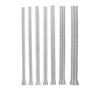 BAZEITFLOW 7Pcs Spring Tube Bender Set for Copper and PVC Tubing, Metal Hand Benders 1/4, 5/16, 3/8, 1/2, 5/8 Sizes, Professional Pipe Bending Tool Kit for Electrical and Plumbing Use