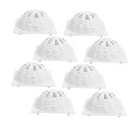 BAZEITFLOW 8pcs Bird Breeding Nest Covers Durable Lids for Pigeon Hatching Easy to Install Protects Eggs Breathable Design for Incubators for Hanging Cage Use