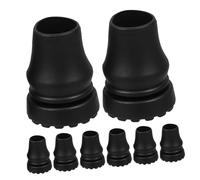 BAZEITFLOW 8pcs Cane Tips Anti-Slip Replacement Caps for Walking Sticks Crutches Trekking Poles Non-Slip Feet Protectors All- for Hiking and Everyday Use