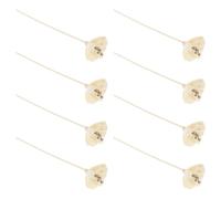 BAZEITFLOW 8pcs Dried Flower Diffuser Sticks Set Decorative Aroma Diffuser Flowers for Home Fragrance Non-Burning Peony Reed Accessories