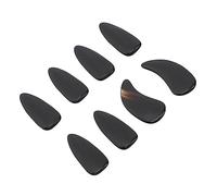 BAZEITFLOW 8pcs Guzheng Nails Natural Buffalo Horn Protective Finger Covers for Adults and Children, Small Groove Design Professional Guzheng Practice Tools