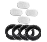 BAZEITFLOW 8pcs Pet Water Fountain Filter Replacement Cat Water Dispenser Filters with Cotton Mesh Easy Install Natural Safe Material