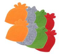 BAZEITFLOW 8pcs Pineapple Shaped Felt Egg Covers for Easter Decorative Egg Protectors for Parties and Celebrations Safe Storage and Festive Decor