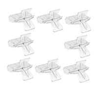 BAZEITFLOW 8Pcs Plastic Bee Cage Clips Durable Beekeeper Equipment Tools Bee Catching Clamps for Queen Rearing Practical Rearing Cups