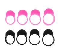 BAZEITFLOW 8pcs Silicone Drumstick Tips Set for Handpan Lotus Drum and Tongue Drum Comfortable Finger Protectors for Enhanced Control and Noise Reduction