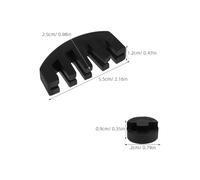 BAZEITFLOW 8pcs Violin Rubber Practice Mutes Soft Round Claw Styles for Full Violins and Violas Ultra-quiet Noise Reduction Gentle Instrument Finish for Musicians and Beginners