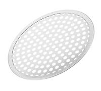 BAZEITFLOW 9-Inch Round Perforated Pizza Pan Stainless Steel Metal Baking Tray Suitable for Household Pizza Making