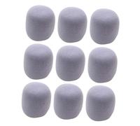 BAZEITFLOW 9pcs Eva Microphone Covers Noise Reduction Voice Tube Protector for Standard Handheld Microphones Excellent Elasticity Easy to Clean Enhances Recording Quality