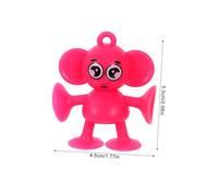 BAZEITFLOW 9pcs Suction Cup Animal Educational Cartoon Bath with Sticky Tpr Material Creative Family Game for S Sensory Play and Early Learning