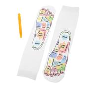 BAZEITFLOW Acupressure Reflexology Socks with Foot Massage Tools Five Toe Cotton Socks with Pressure Point Chart for Foot Fatigue Relief and Wellness Mens Spa Therapy