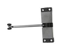 BAZEITFLOW Adjustable Automatic Door Closer Fire Door Buffer Stainless Steel with Quiet Locking Easy Installation