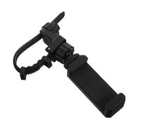 BAZEITFLOW Adjustable Brass Instrument Phone Holder for Trumpet Trombone French Horn Metal Lyre Stand Clip for Marching Band Practice Flexible Viewing Angles Secure Fit for Various Phone