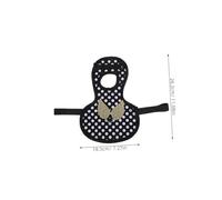 BAZEITFLOW Adjustable Chicken Duck Goose Clothes with Leash Warm Autumn Winter Hen Harness Vest Buckles for Secure Outdoor Use Stylish Black Cape for Poultry and Birds