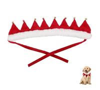 BAZEITFLOW Adjustable Christmas Pet Collar with Festive Bells Lightweight Dog and Cat Collar for New Year's and Holiday Events Xl Size