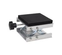 BAZEITFLOW Adjustable Laboratory Scissor Jack Stand Manual Lift Platform Stable Aluminum Lab Lifting Table for Precise Measurement and Workshop Use
