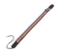 BAZEITFLOW Adjustable Leather Ukulele Shoulder Strap for Tenor Concert Ukuleles Soft Rainbow Design Beginner-friendly Music Equipment Strap with Ergonomic Support for Live Performances and
