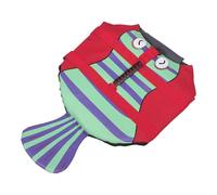 BAZEITFLOW Adjustable Puppy Life Jacket with Grab Handle Lightweight Mermaid Dog Swim Vest for Water Safety Secure Fit Floatation Vest for Small to Dogs for Pool Beach and Boating Adventures