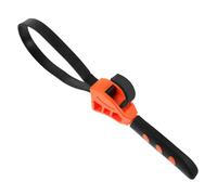 BAZEITFLOW Adjustable Rubber Strap Wrench with Bottle Opener Multifunctional Tool for Mechanics and Household Use Slip-Resistant Grip for Plumbing and Jar Opening Tasks