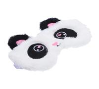 BAZEITFLOW Adorable Cartoon Panda Plush Eye Mask for Kids Soft Sleeping Blindfold Adjustable Strap for Naps and Travel