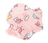 BAZEITFLOW Adorable Cartoon Print Winter Dog Costume Small Dog Clothes Warm Fleece Coat Comfortable Puppy Garment for Autumn and Winter Daily Wear