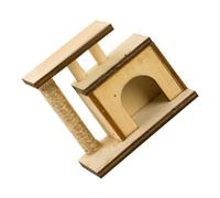 BAZEITFLOW Adorable Mini Cat Scratcher for Miniature House Decor Compact Lightweight Landscaping Accessory for Doll Accessories Micro Landscape Desktop Decoration Photo Prop