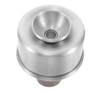 BAZEITFLOW Aluminium Alloy Metal Trumpet Mute Straight Practice Muffler Lightweight Replacement Mute for Beginner and Adult Players Brass Instrument Accessory