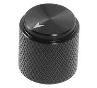 BAZEITFLOW Anti-slip Aluminum Alloy Potentiometer Knob Cap with Mesh Grip Volume Tone Control Replacement for Guitar and Audio Equipment Marked