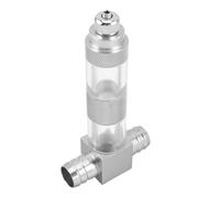 BAZEITFLOW Aquarium Co2 External Diffuser 16mm Stainless Steel with Bubble Counter and Integrated Check Valve for Planted Fish Tanks and Aquatic Plants