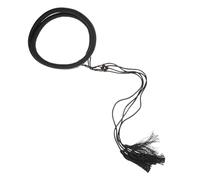 BAZEITFLOW Arab Head Scarf Headband with Tassel Men’s Middle East Head Wrap Black Polypropylene Braided Hairband Suitable for Arab Costume Accessories and Desert Wear