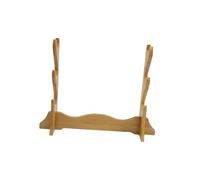 BAZEITFLOW Bamboo Flute and Sword Display Rack Stand Environmental Holder for Katana Wakizashi and Musical Instruments Tabletop Organizer with Natural Finish for Home Decor and Collection