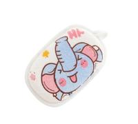 BAZEITFLOW Bath Sponge for Newborns and, Soft Cartoon Elephant Design, Absorbent Cotton Material Bath Scrubber for Bathing