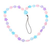 BAZEITFLOW Beaded Phone Charm Wrist Strap Anti-lost Lightweight Mobile Phone Lanyard with Bohemian Style Beads for Women Accessory