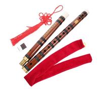 BAZEITFLOW Beginner Bamboo Flute Portable Chinese Traditional Instrument Lightweight for Adults Easy to Carry and Master Playing Skills